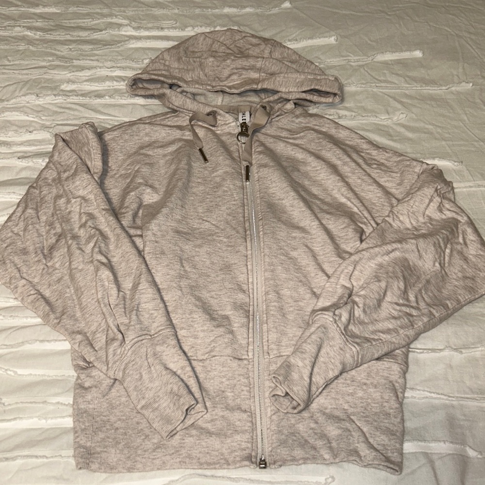 Light grey Athleta Zip-up